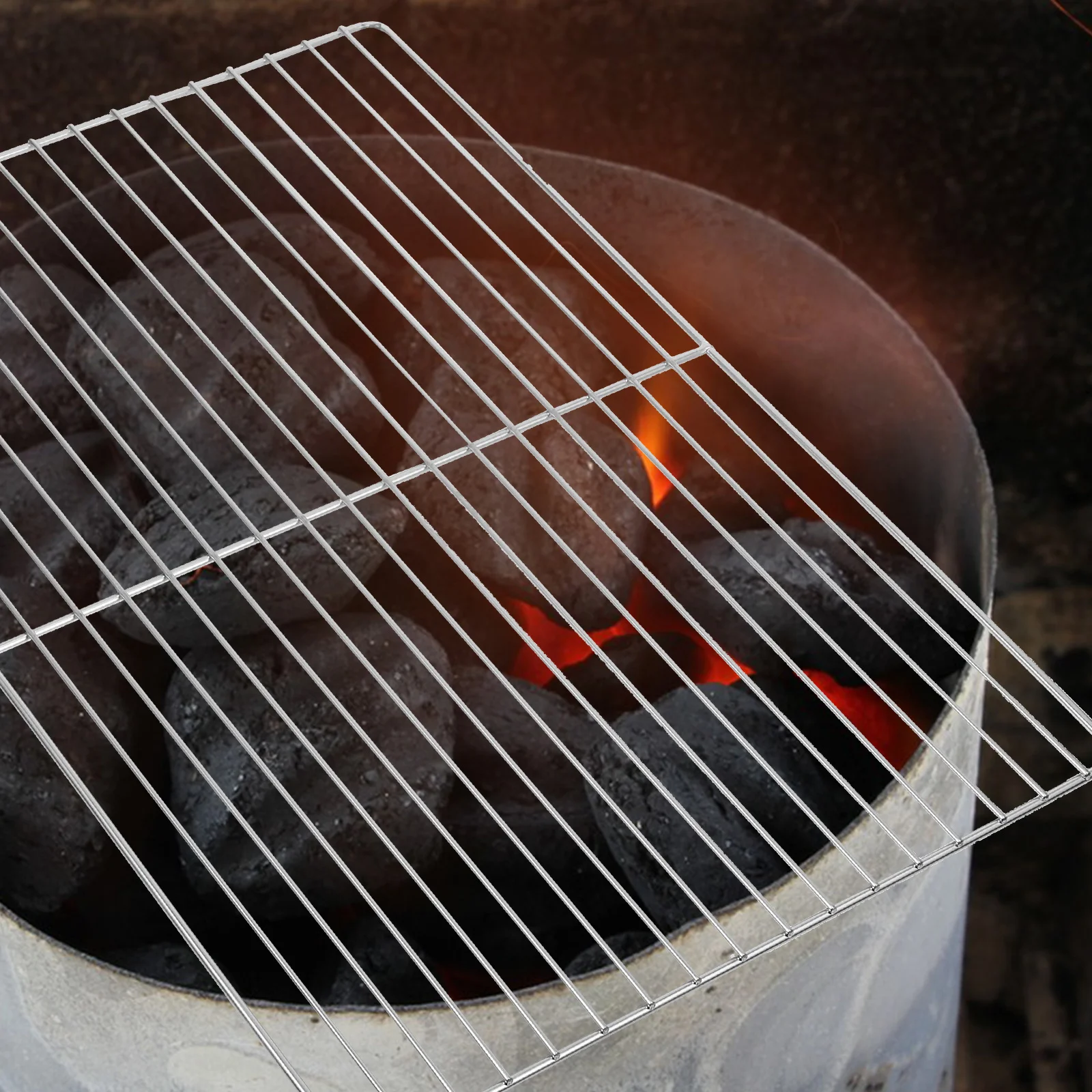 

Stainless Steel Cooking Grill Grid Grate 3Mm Bar Spacing for Kettle Bbq Grill Outdoor Camping Family Party Professional Searing