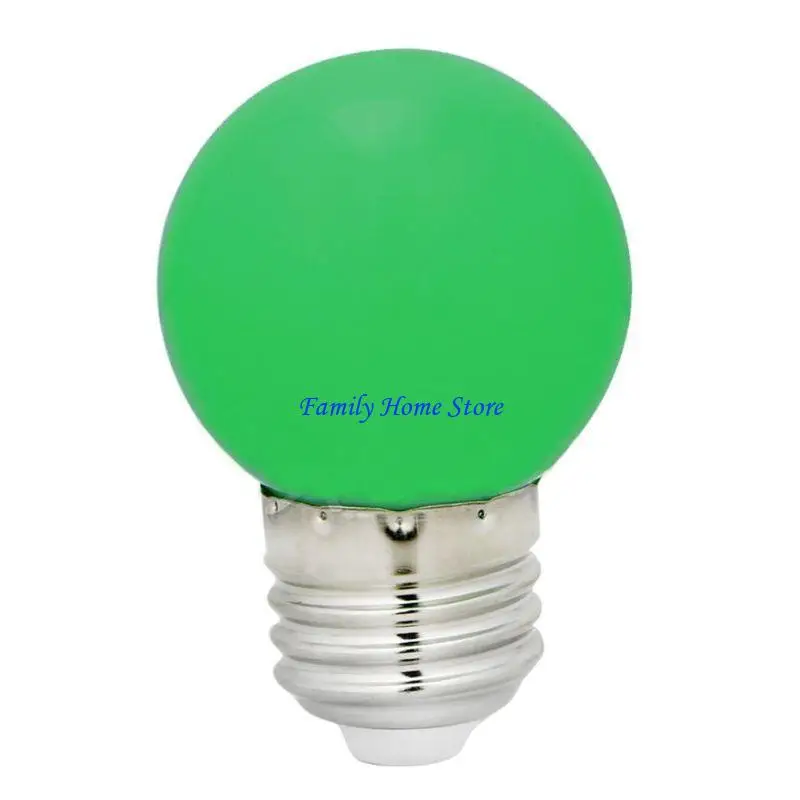 

P0UF 1W E27 mini LED Golf Ball Bulb Light in Blue, Red, Green, Yellow,White