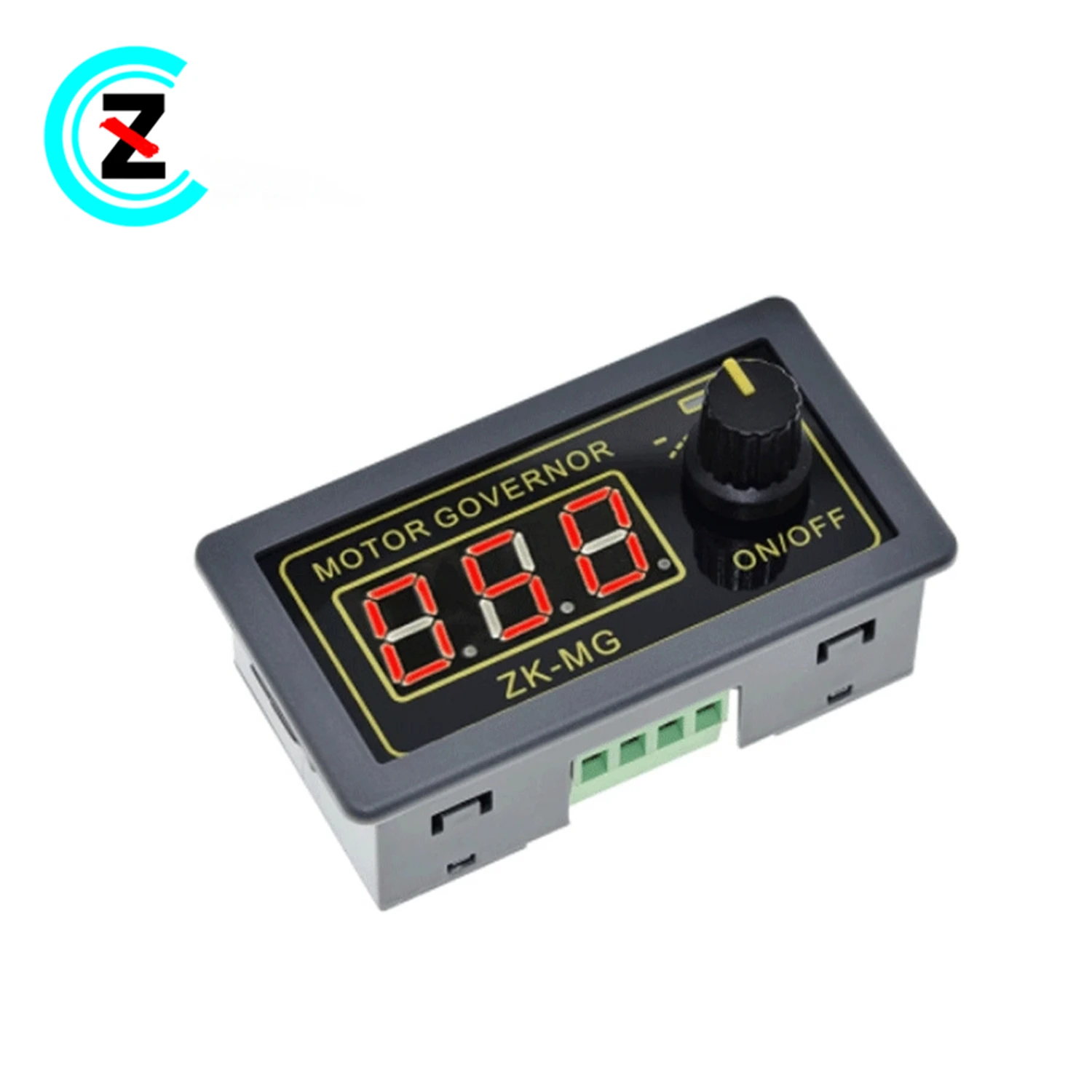 ZK-BMG 5V-30V 5A High power PWM DC motor governor digital display encoder duty cycle frequency housing switch