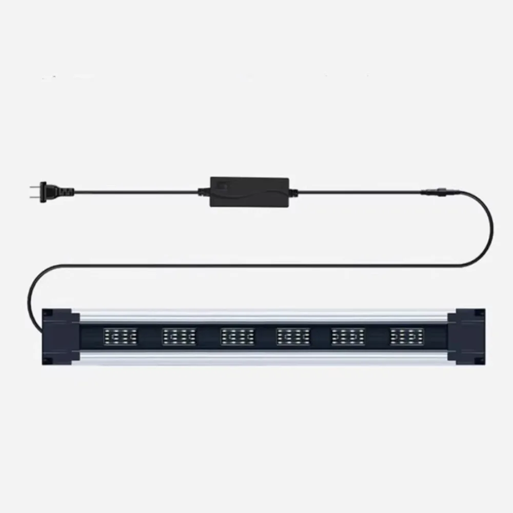 Aquarium LED Light for Plants 24 To 79 Inch Fish Tank with Aluminum Holder Clip on Aquatic Plant Light 3 Color Modes