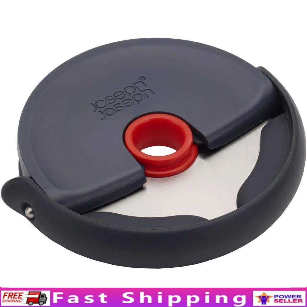 

Острый нож для пиццы Легко чистится Съемное лезвие из нержавеющей стали Эргономичный дизайн Можно мыть в посудомоечной машине Силиконовая ручка Безопасное хранение