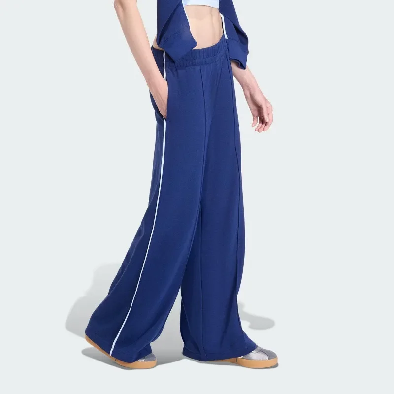 Adidas New Women's Terry Cloth High Waist Sports Casual Pants KC3934