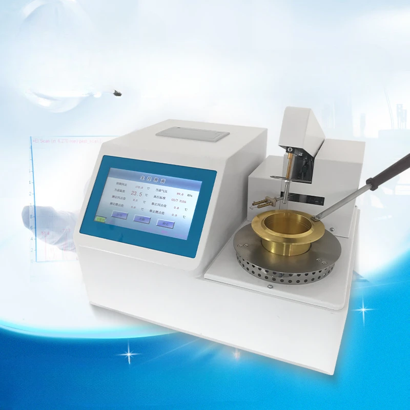 Automatic open and closed flash point tester Diesel oil flash point value tester Petroleum