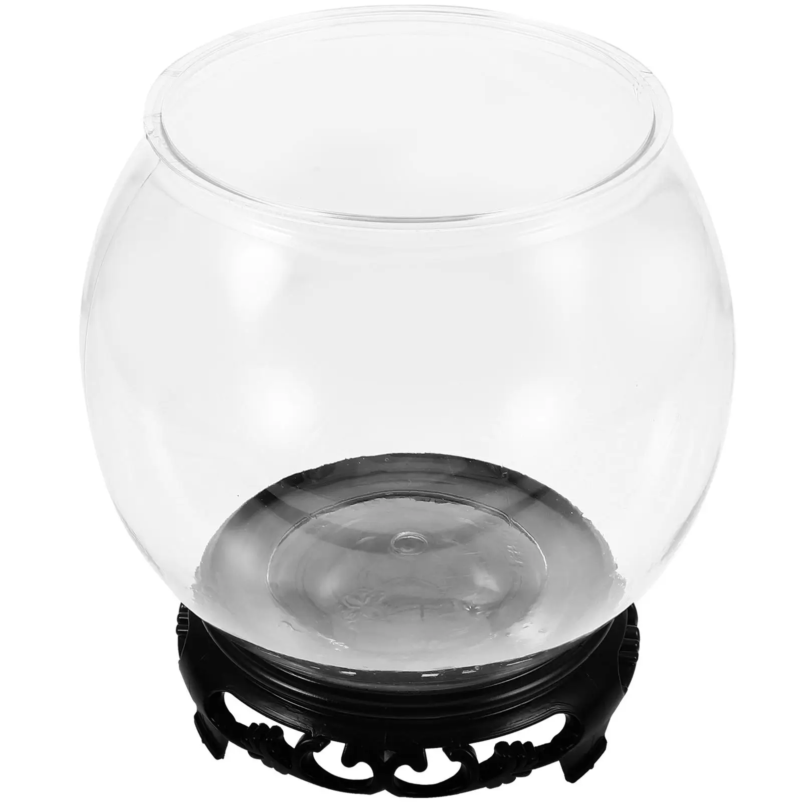 

Small Fish Tank Decorative Container Transparent Exquisite Bowl Design Betta Desktop