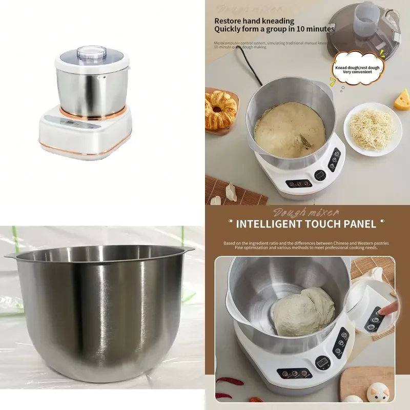 for  Multifunctional Small Dough Mixer Kneader  Dough and Cakes Hot Pastry Desktop Kneading Machine