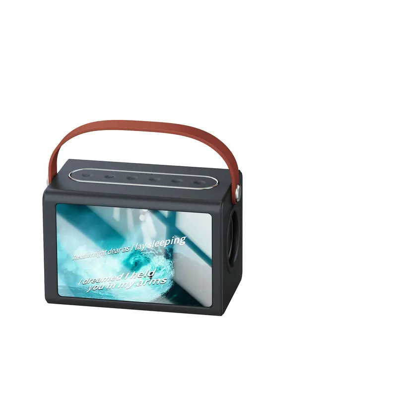 1000 واط باس ميكروفون مزدوج ذكي لمكبر صوت بلوتوث نظام آلة الكاريوكي المنزلي مع كلمات عائمة للاتصالات USB