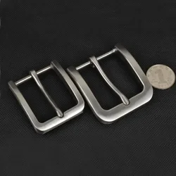 1PC Stainless Steel Belt Buckle DIY Leather Craft Hardware Metal Pin Belt Buckle Sewing Accessories 35mm*45mm