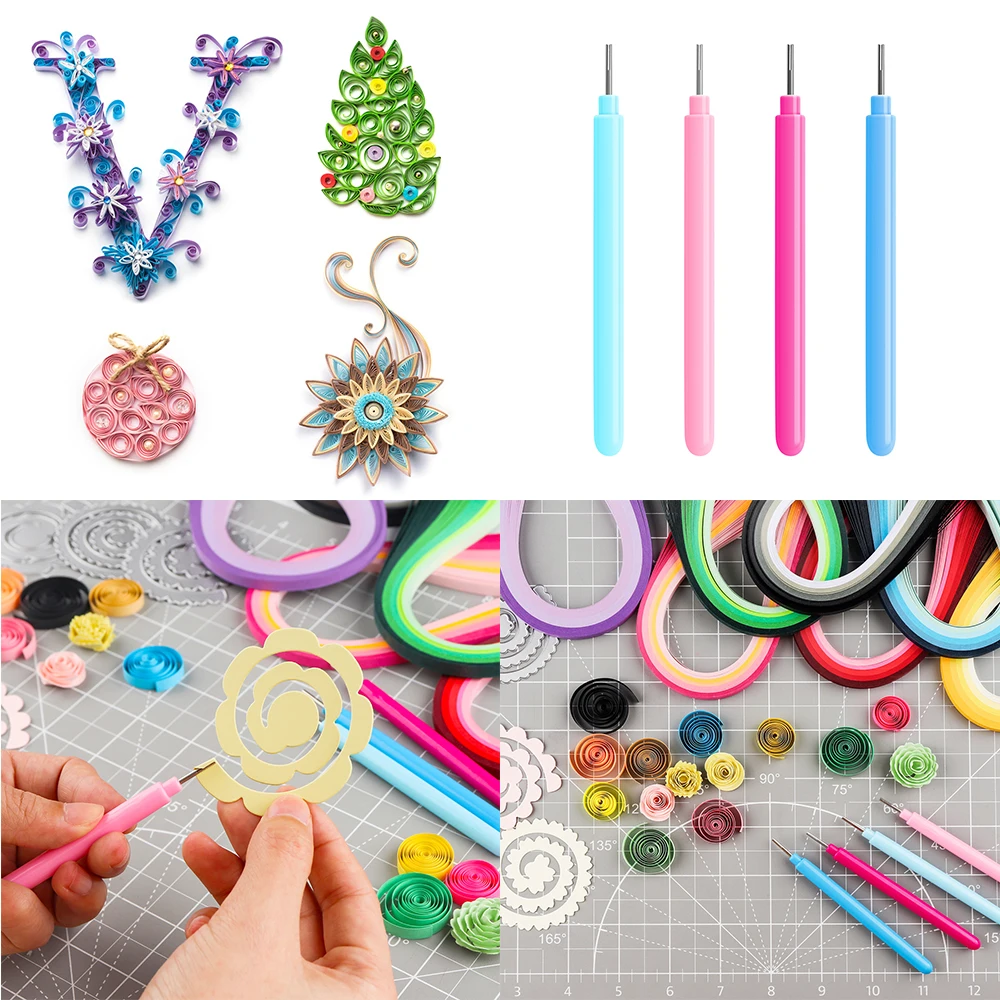 100strips/pack Gradient Color  - Art Quilling Craft review and price