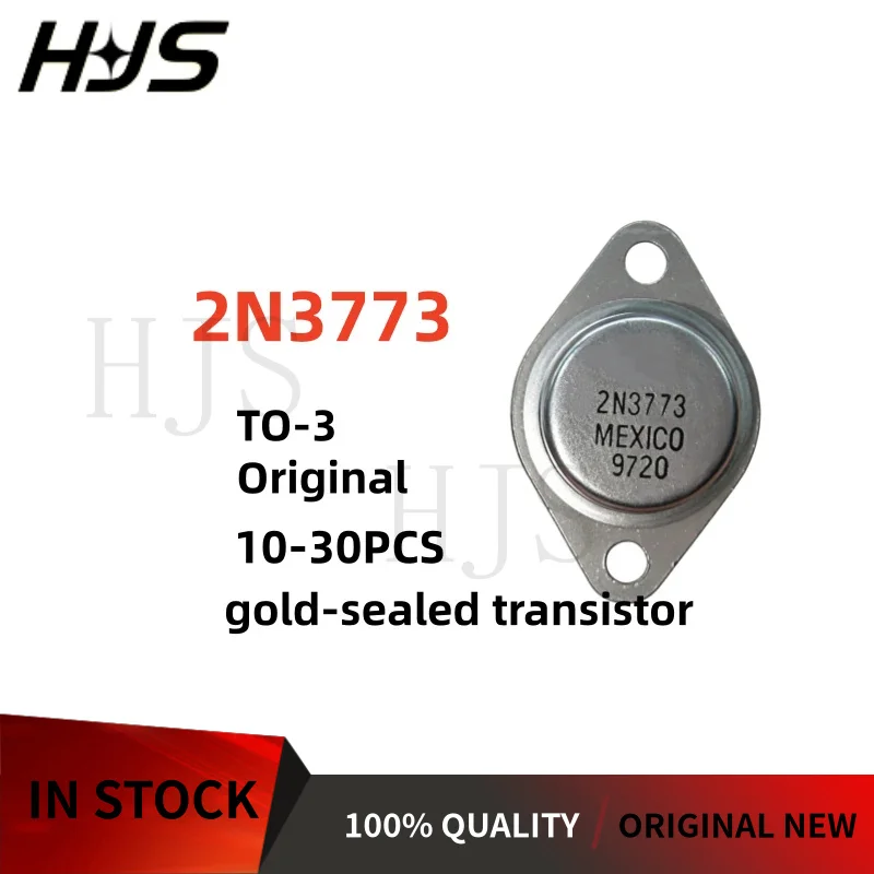 10-20-30PCS Original Imported 2N3773 2N3773G TO-3 Inverter gold-sealed triode transistor