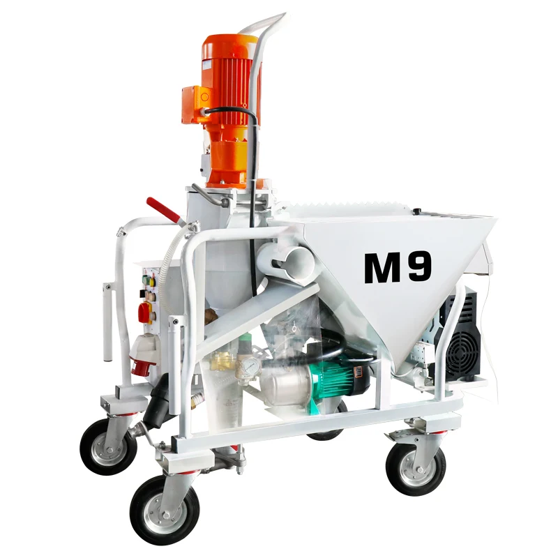 

Small Automatic Cement Plastering and Spraying Machine Equipped with Durable Motor and Bearings Suitable for Core Industries
