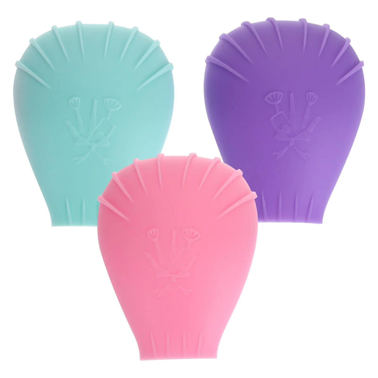 

3 Pcs Makeup Brush Covers Silicone Protectors for Travel Foundation Concealer Eyeshadow Brushes Dustproof Durable Gifts