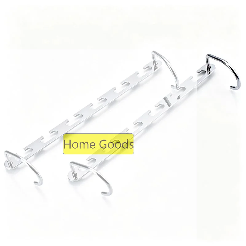 Multifunctional Magic Clothes Hanger Stainless Steel 6 Hole Metal Folding Dryer Wall Cabinet Storage Rack