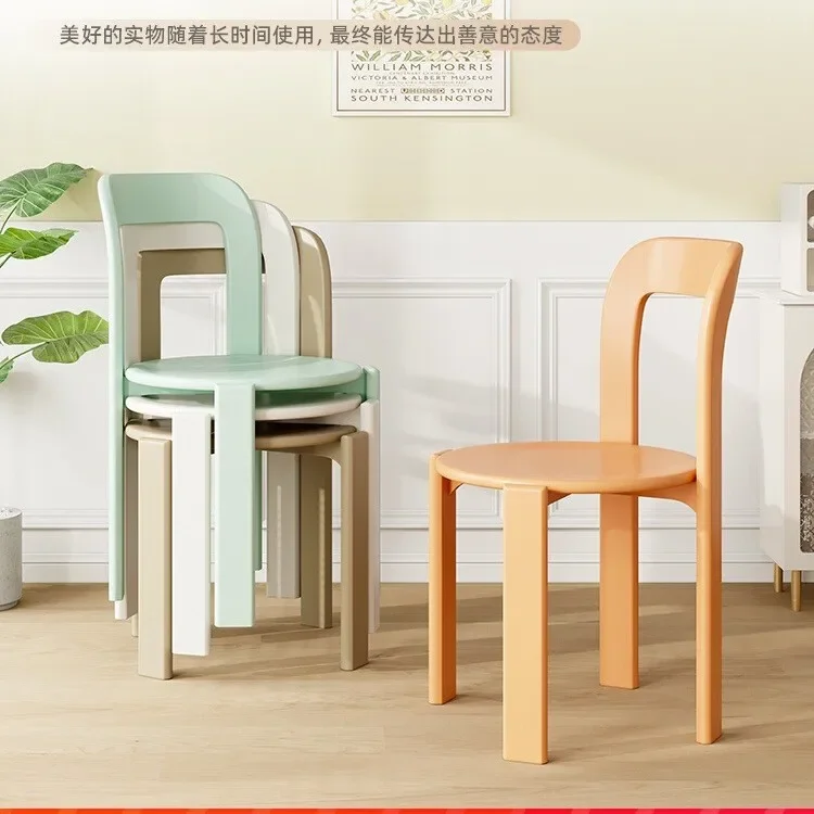 

Simple, chair, home, stackable, creative, restaurant, cafe, back chair