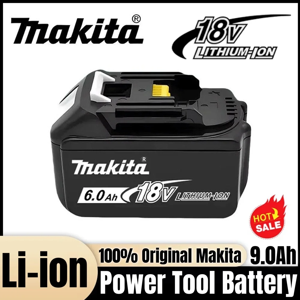 

*** with Charger Makita 18V 9Ah/9000mAh Li-ion Battery Rechargeable Compatible with BL1860B BL1830 BL1850 BL1815 LXT400