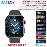 HK10 Pro Max Plus Smart Watch Series 10 2GB Men AMOLED AI Music AOD Fitness Tracker Women Series X Smartwatch for iOS Android