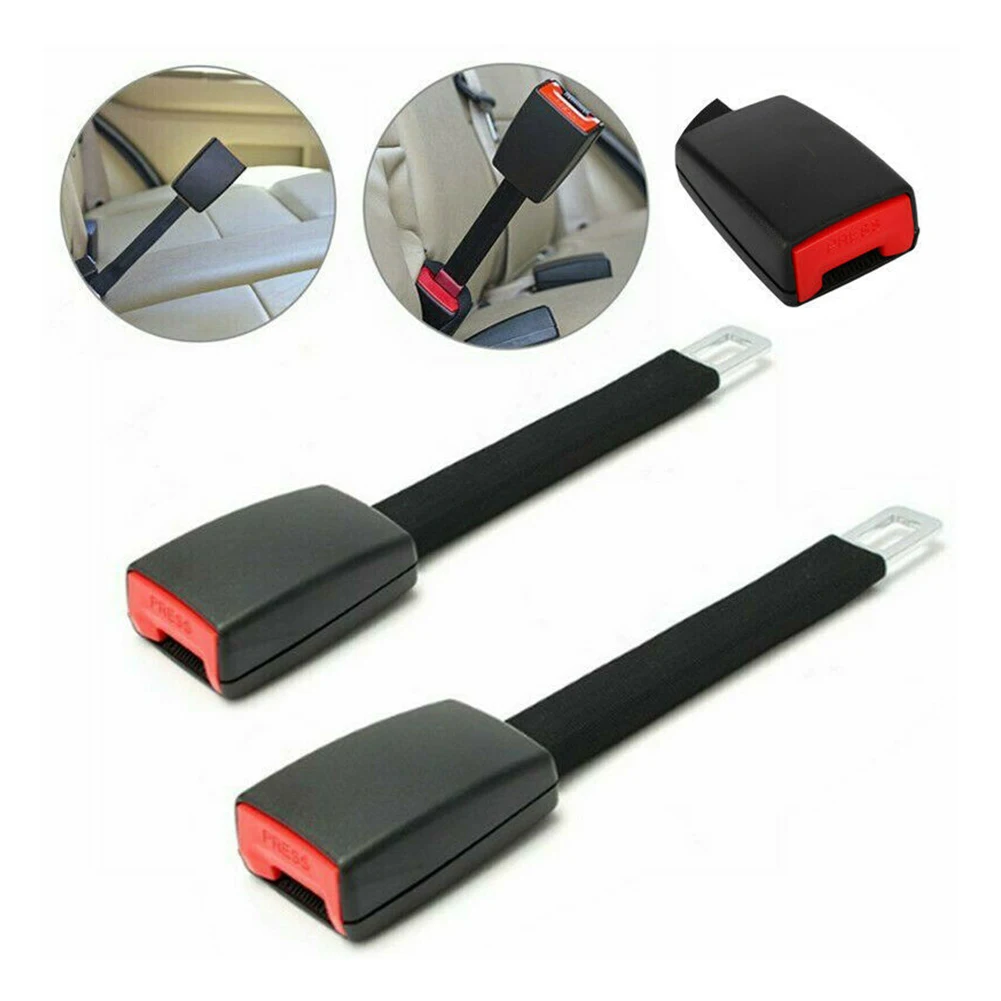 

Car Seat Belt Clip Extension Universal Car Buckle Extender Safety Belt Extension Seatbelt Lock Buckle Plug Car Accessories 2pcs