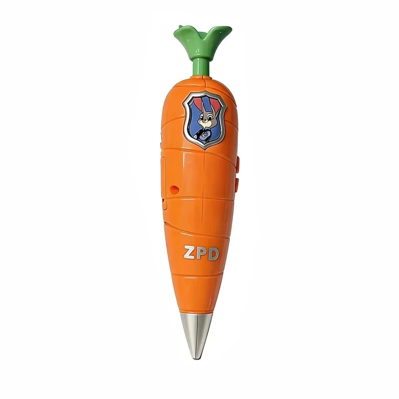 Zootopia 2 Carrot Recorderpen |   Judy & Nick Style voor kinderen |   60's Mini Recorder |   2-in-1 gelpen voor kantoorbenodigdheden - afbeelding 2
