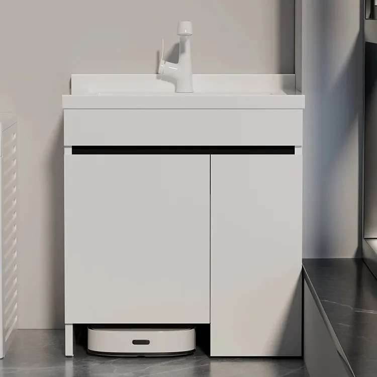 

Sweeping robot bathroom cabinet balcony toilet washbasin wash basin sink integrated cabinet honeycomb aluminum bathroom cabinet
