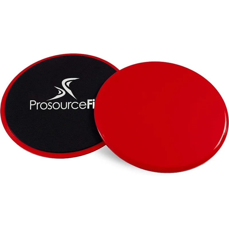 

ProsourceFit Core Sliding Exercise Discs, Dual-Sided Sliders for Use on Any Surface at Home or Gym for Full-Body Workouts, Set o