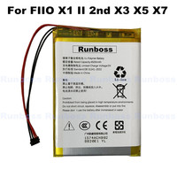 4500mAh Battery For FIIO X1 X5 X3 X7 II III Gen 2 3 Amplifier Player Speaker Batterie Accumulator AKKU