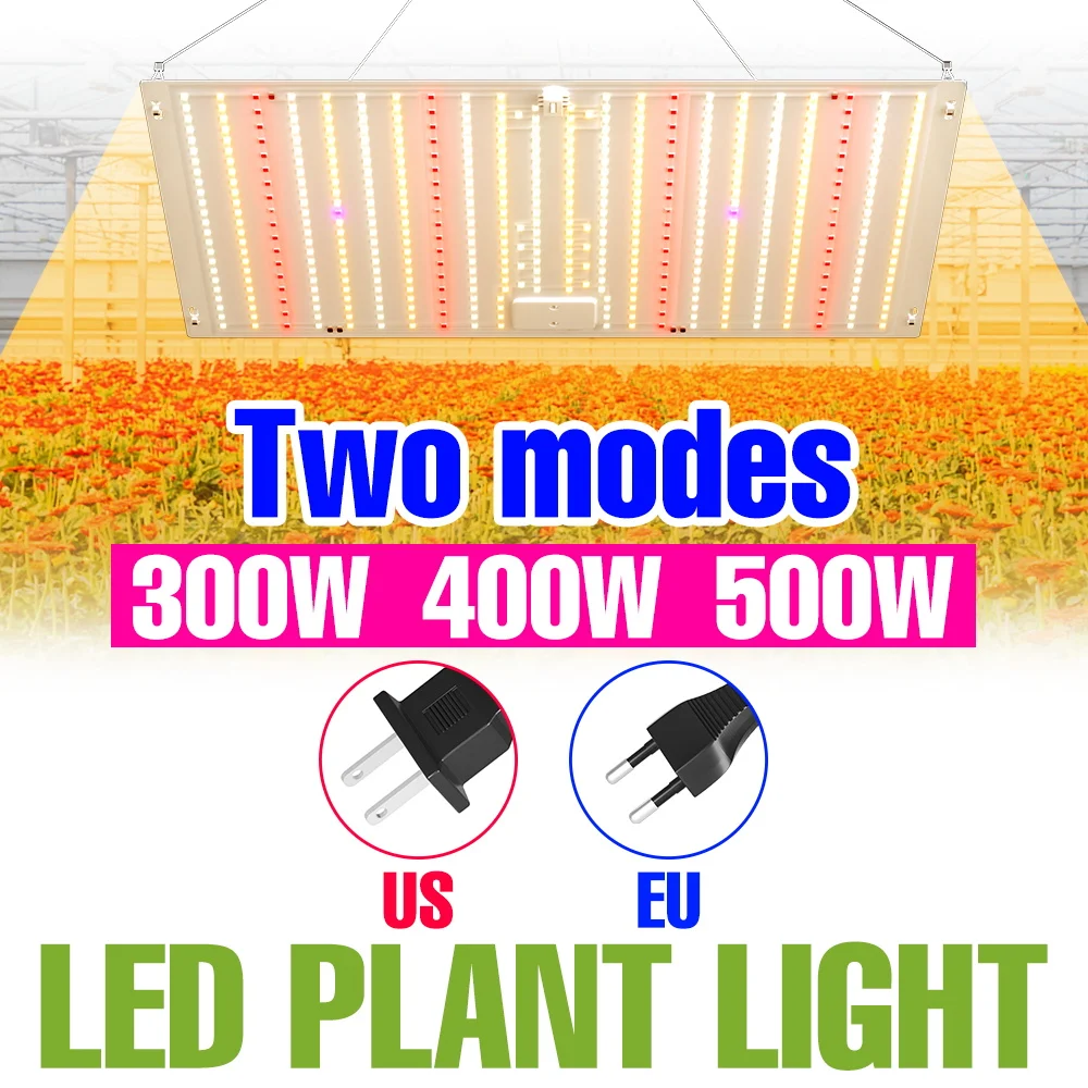 

500W LED Quantum Board Plant Light Full Spectrum Grow Lamp Greenhouse Tent Potted Flower Vegs Growth Box Cultivation Lighting
