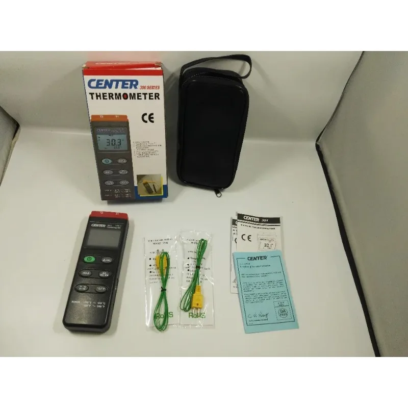 

Digital Thermometer (K Type/Dual Input/PC Interface) -200C~1370C