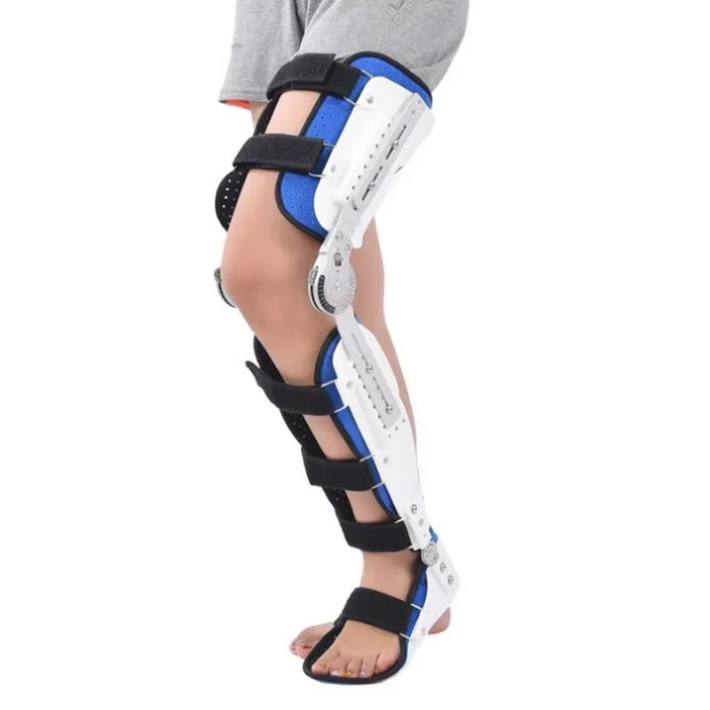 Adjustable Hip Knee Ankle Foot Orthosis Lower Limb Walking Boots Brace