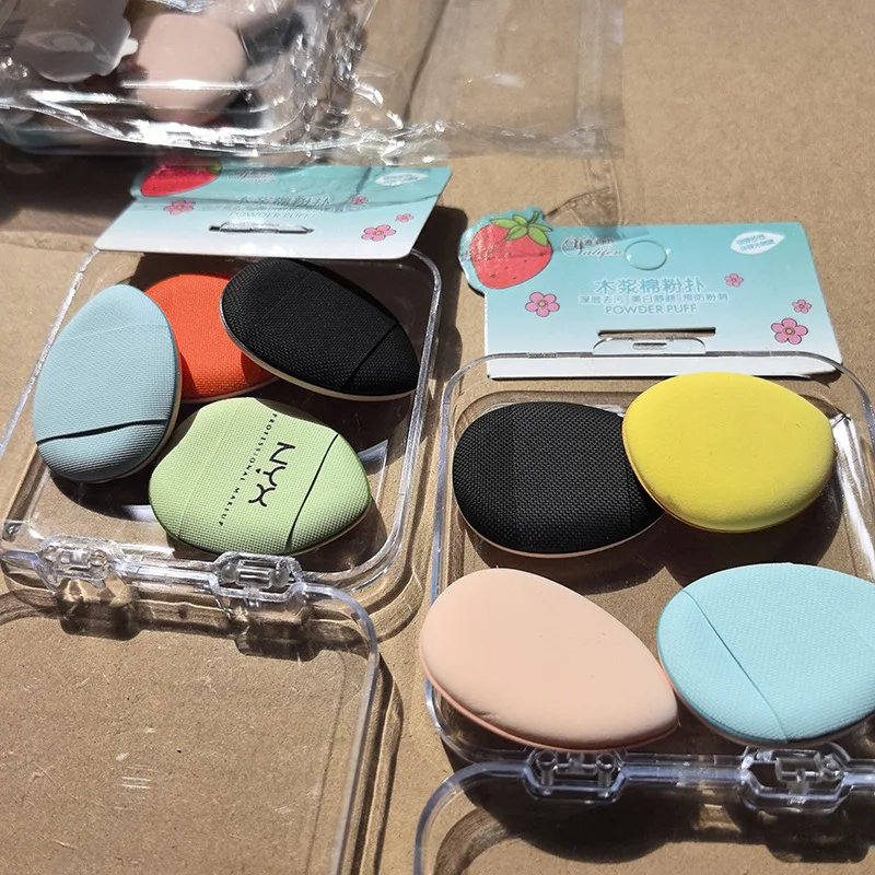 Zachte minimake-up poederdons Duimmengspons voor crème Foundation en concealer Gemakkelijk schoon te maken Beauty Essential