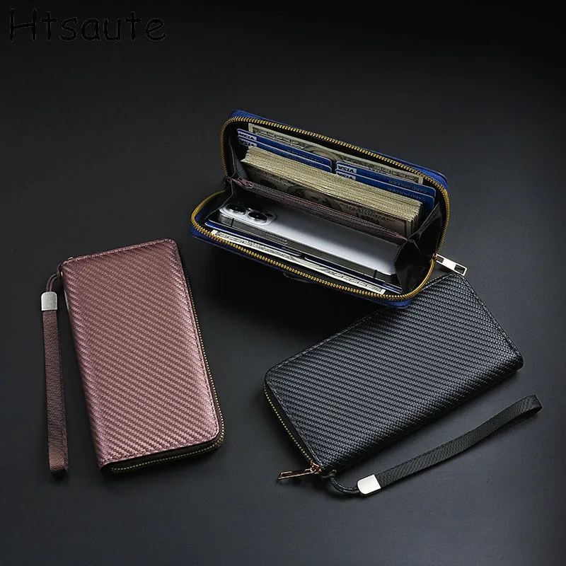 Мужской кошелек из искусственной кожи, визитница, кошелек на молнии, роскошные кошельки для мужчин, кошельки с застежкой Carteira Masculina, роскошные