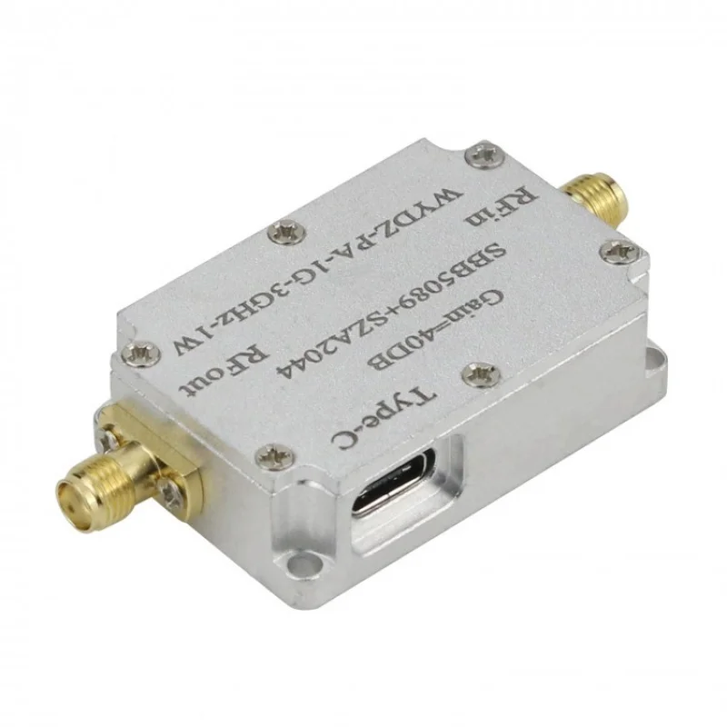 SBB5089 SZA2044 One-Way Microwave Power Amplifier RF Power Amplifier Module 40DB WYDZ-PA-1G-3GHz-1W