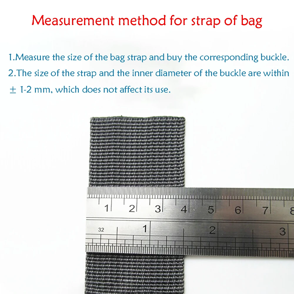 12/16/19/25/32/38 مللي متر المعادن المفاجئة هوك هوك تدوير مشبك قفل طوق حلقة تسلق حزام أبازيم KeyChain بها بنفسك حقيبة سلسلة مفاتيح جزء الملحقات