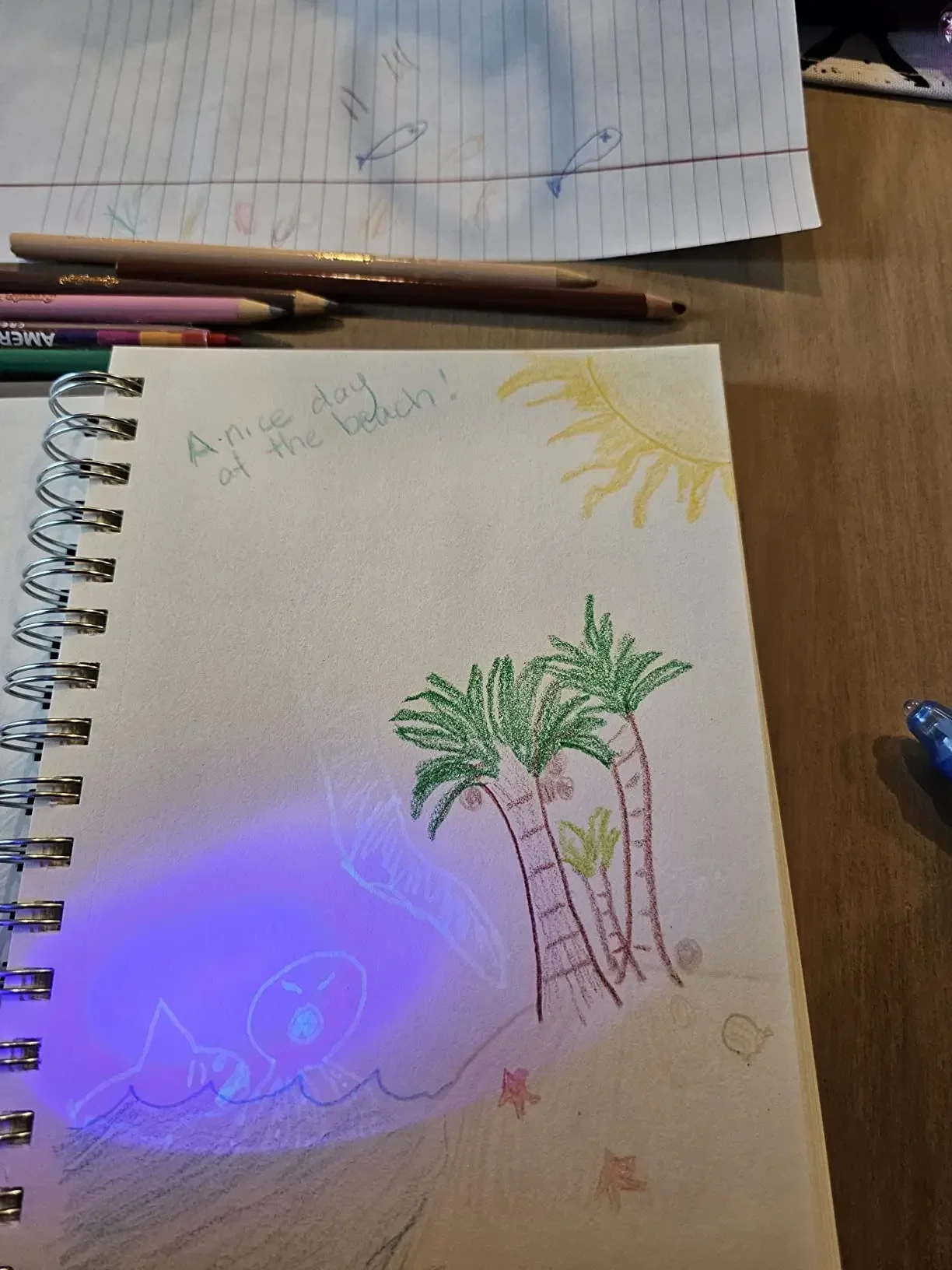 Invisible Ink Pens with UV Light for Kids Magic Spy Pen Secret Message Party Favors