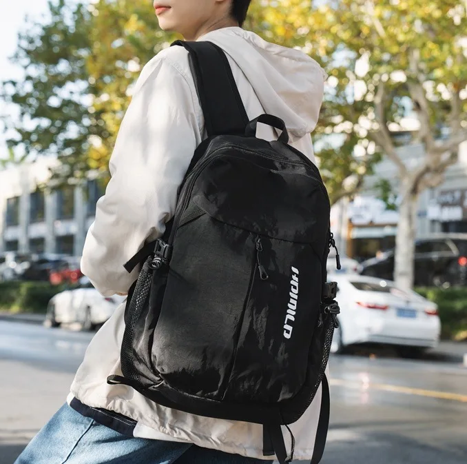 Black White Khaki Gray Teenager Backpacks Lightweight Versatile High School Boy&Girls Bookbags Fashion Casual Travel Backpacks