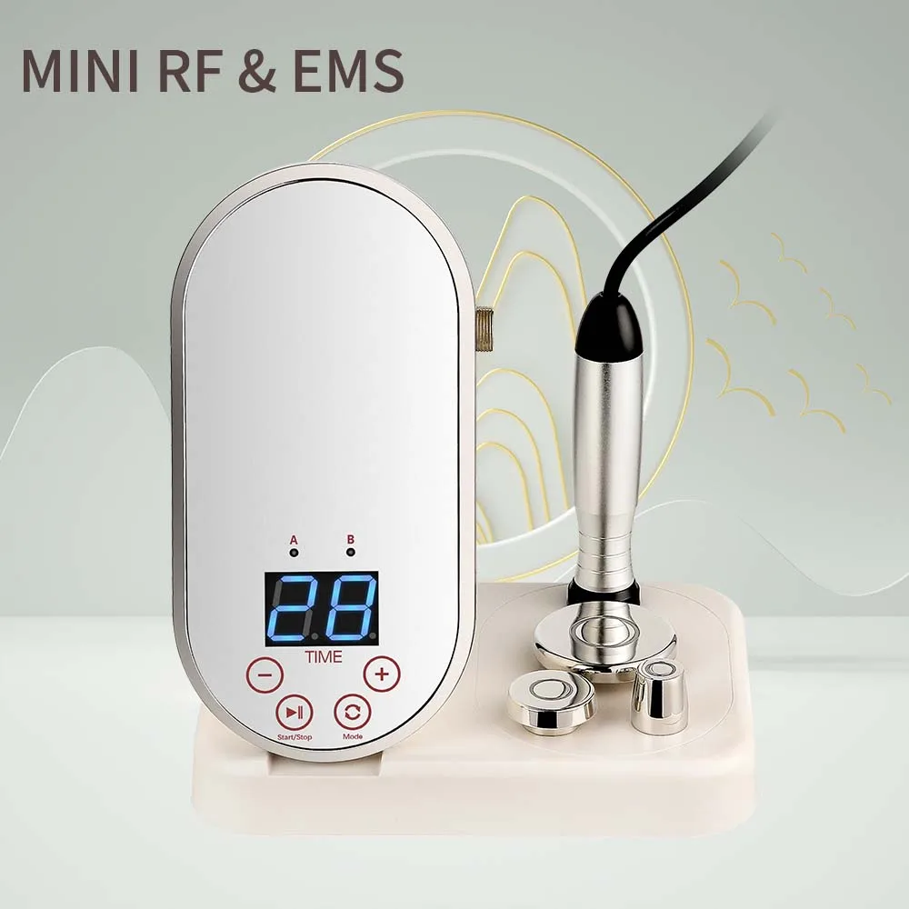 New MINI Facial Radiofrequency Beauty Instrument EMS Micro Current Skin Rejuvenation RF Lifting Tightening Beauty Skin Care Tool