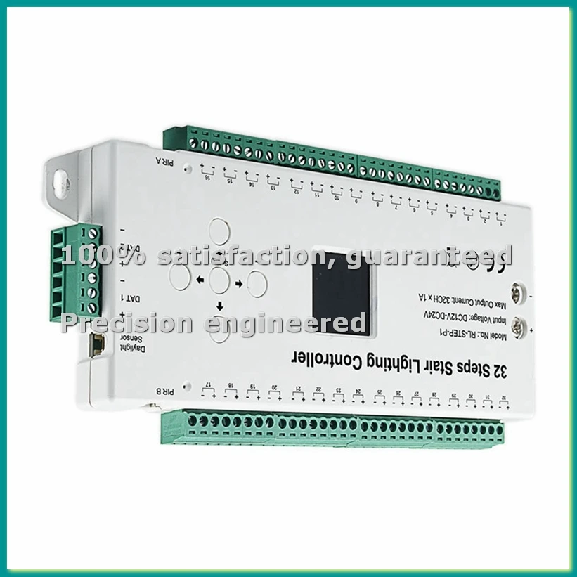 

Датчик-контроллер для лестниц на 32 ступени 2-в-1: панель управления с датчиком движения и подсветкой, инфракрасный контроллер BCBW