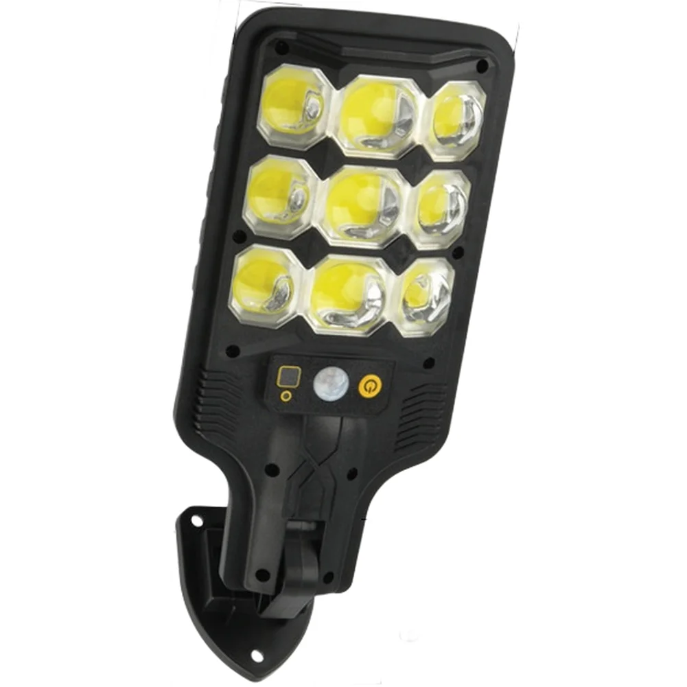 Solar Motion Sensor Outdoor Light with 63 LED Cob Waterproof Garden Lamp with 3 Modes and 350 Lumens for Enhanced Security
