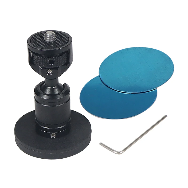 360 قطب الكرة رئيس محول سنادات بالسيارة شفط كأس الهاتف المحمول دعامة حامل ميكروفون حامل مصباح ل Gopro Insta360 OSMO Action