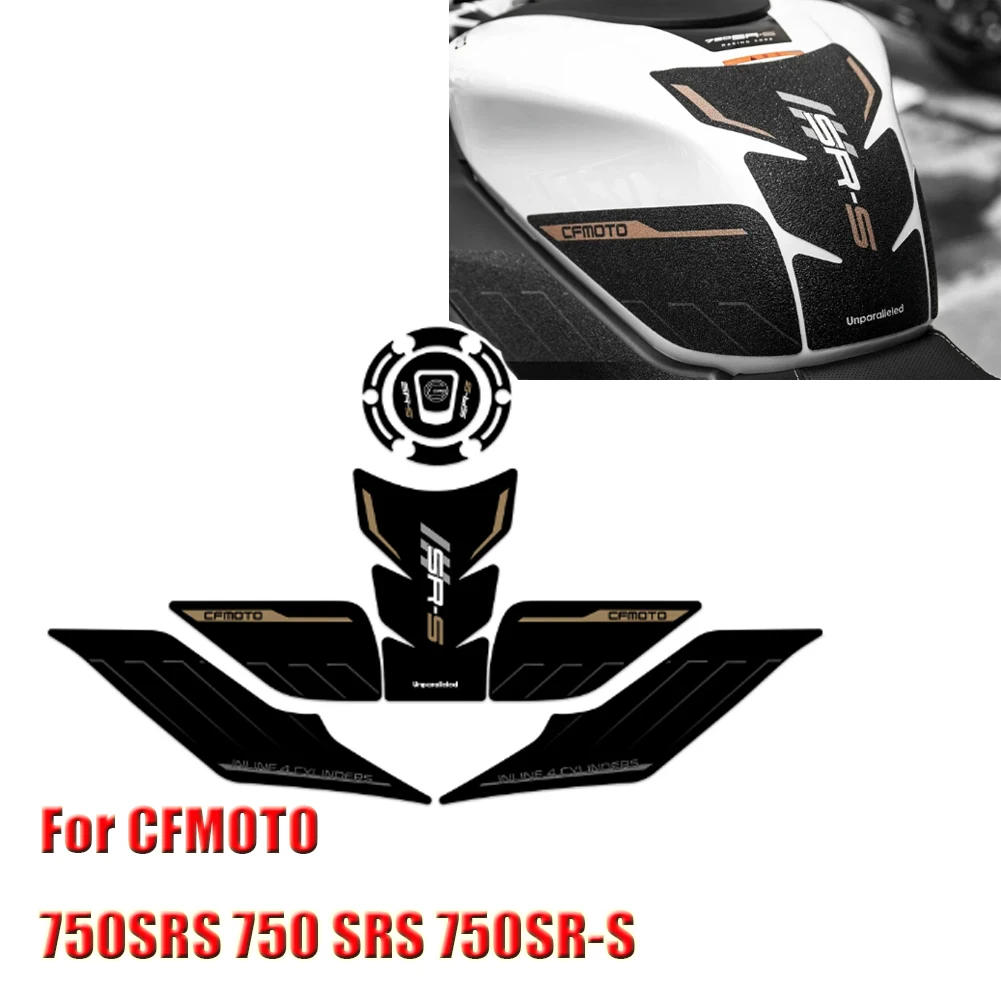 For CFMOTO 750SR 750SR-S 2025 Motorcycle Fuel Tank Sticker Side Decal Protector Traction Pad Cover Anti-scratch Decoration Sets