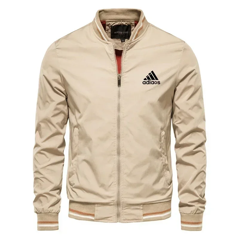 

Spring Autumn Men's Jacket Casual Outdoor Sports Coat Golf Baseball Jacket Trendy Streetwear Fashion Zipper Outerwear Jackets