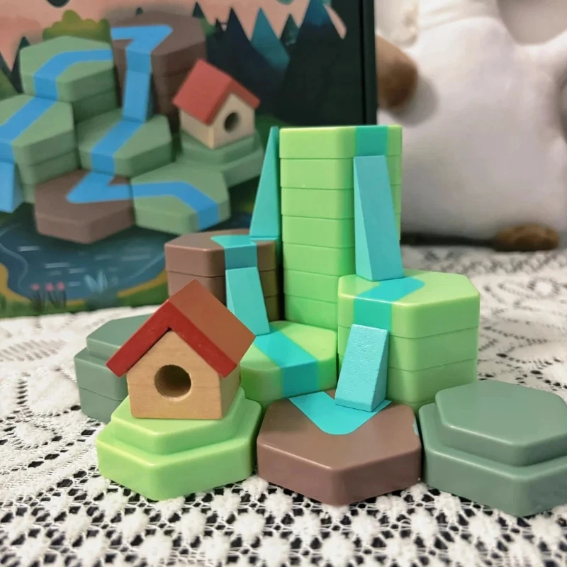 مكعبات بناء متعددة الوظائف ألعاب تعليمية تحت عنوان الفضاء بناء ذكي ألعاب خشبية كبيرة تجميع مجاني