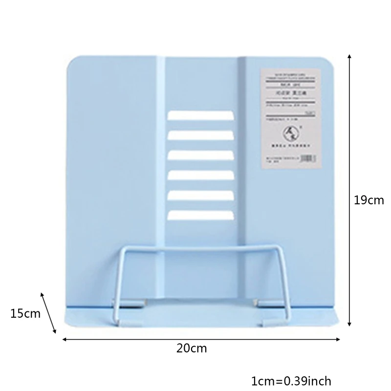 Morandi Soporte libro lectura metal ajustable Soporte para sujetalibros Estante para documentos Soporte para tableta