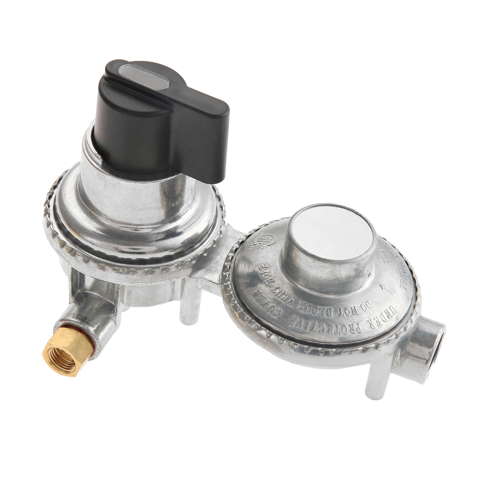 1 Set RV Trailer Tank LP Propane Regulator With 15FT Copper Pipe Kit Set 2-Stage Auto Changeover RV Cooking Replacement Parts