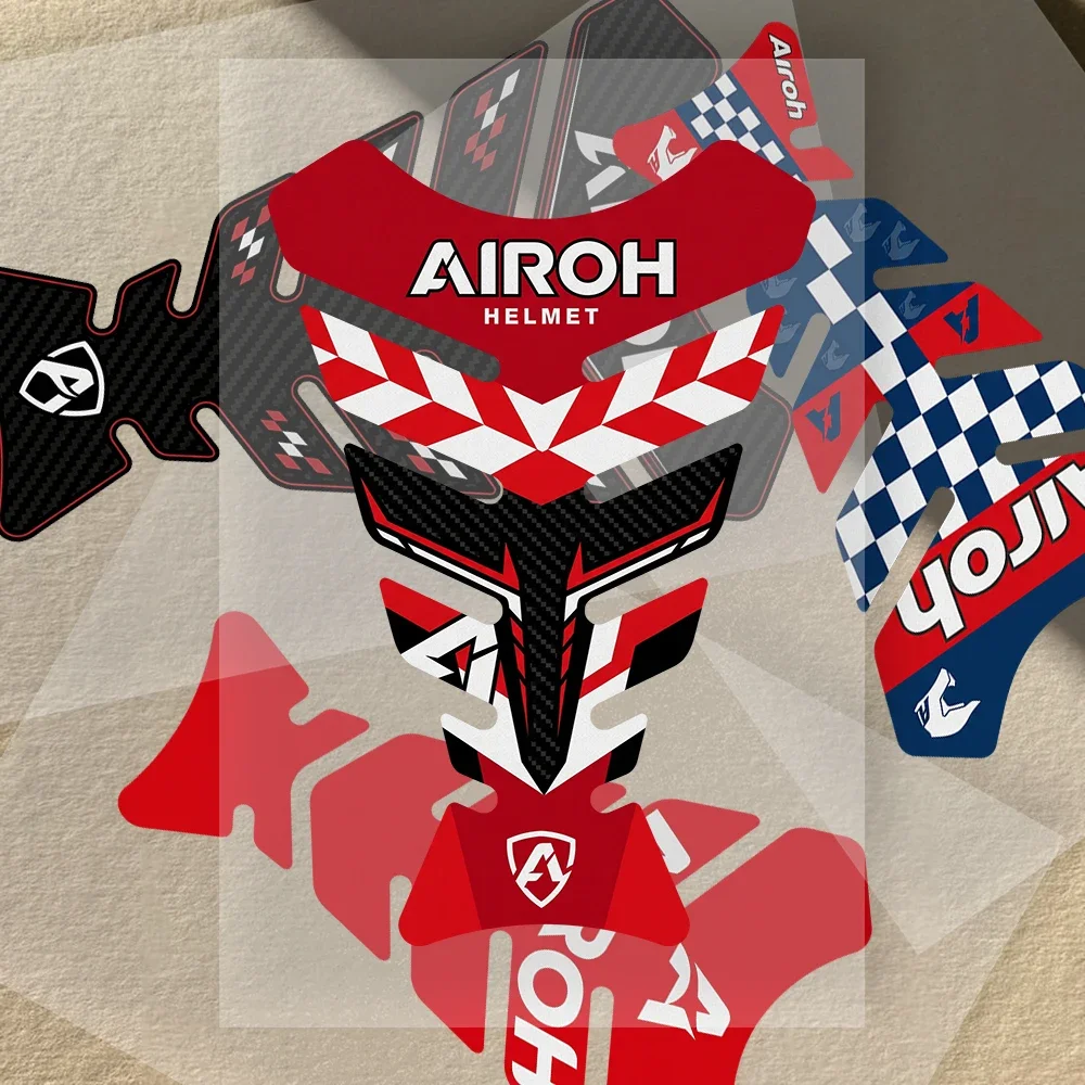 Decal Waterproof Motorcycle Gas Tank Sticker Vinyl Graphics Motorbike Decor Accessories For A-Airoh Flat Fishbone