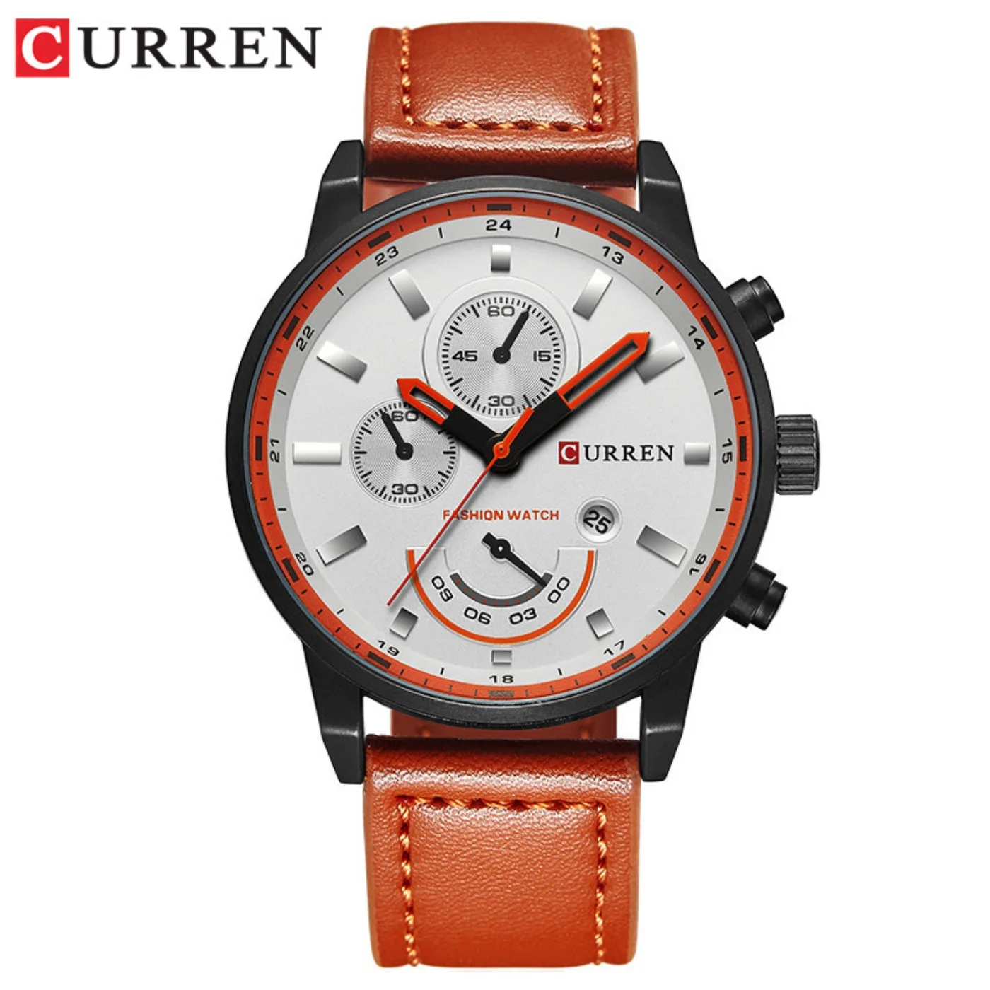 CURREN Men's Casual Sport Quartz Watch Mens Watches Top Brand Luxury Quartz-Watch Leather Military Watch Wrist Male Clock Drop