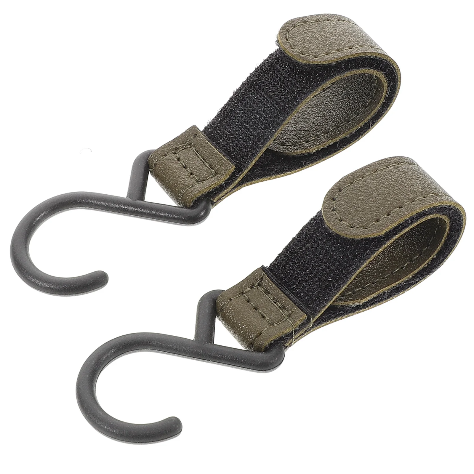 Crochets détachables pour poussette de bébé, 2 pièces, sangles universelles pour le rangement des sacs, petit gain de place, poussette de voyage Portable en plein air