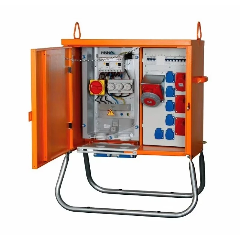 Manufacture of three-phase outdoor power supply waterproof electrical control box  plug and socket computer material