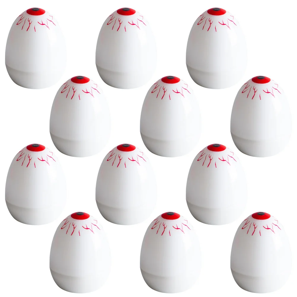 12 pièces horreur globe oculaire LED aux chandelles Halloween fête décor lampe lumière ambiante horreur globe oculaire veilleuse Halloween chambre