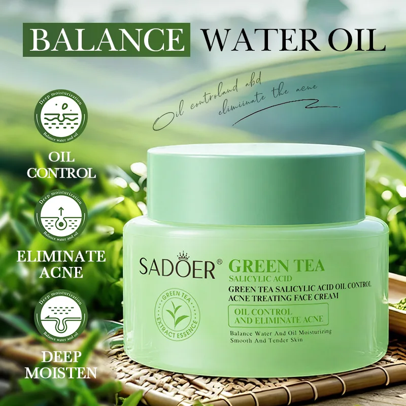 

Salicylic Acid Acne Removal Cream Anti-Acne Repair Redness Pimple Spots Deep Cleaning Pore Oil Control Moisturizing Skin Care