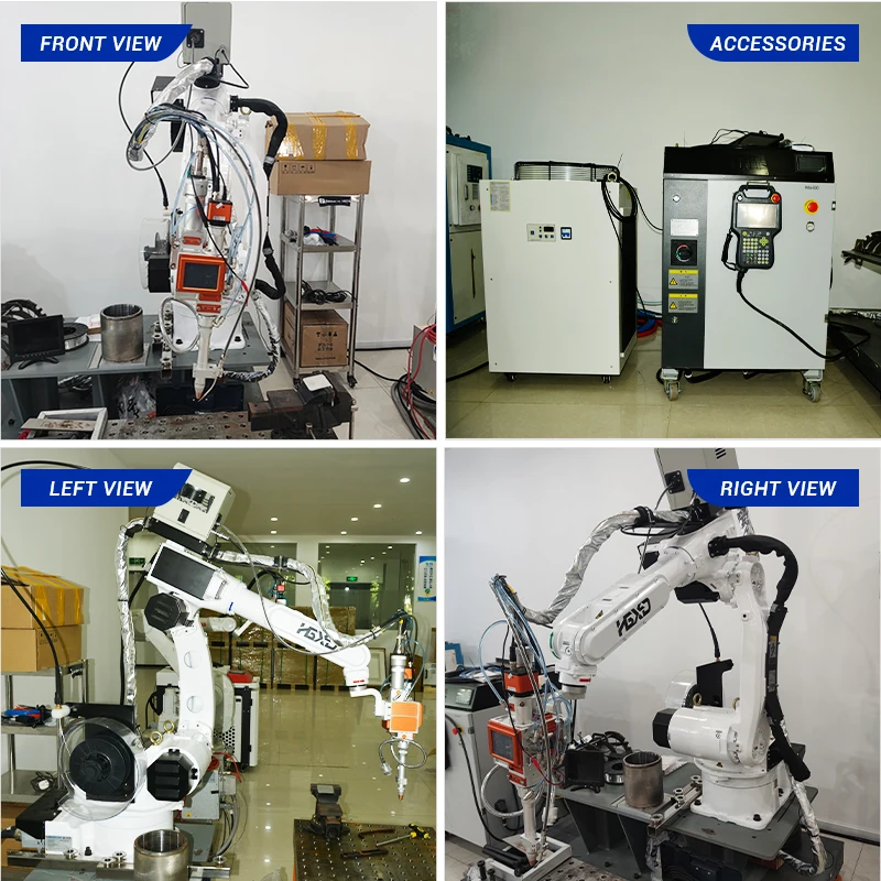 3000W Raycus 3D Industrial Optic Fiber Laser Welding Robot System for Automobile Making