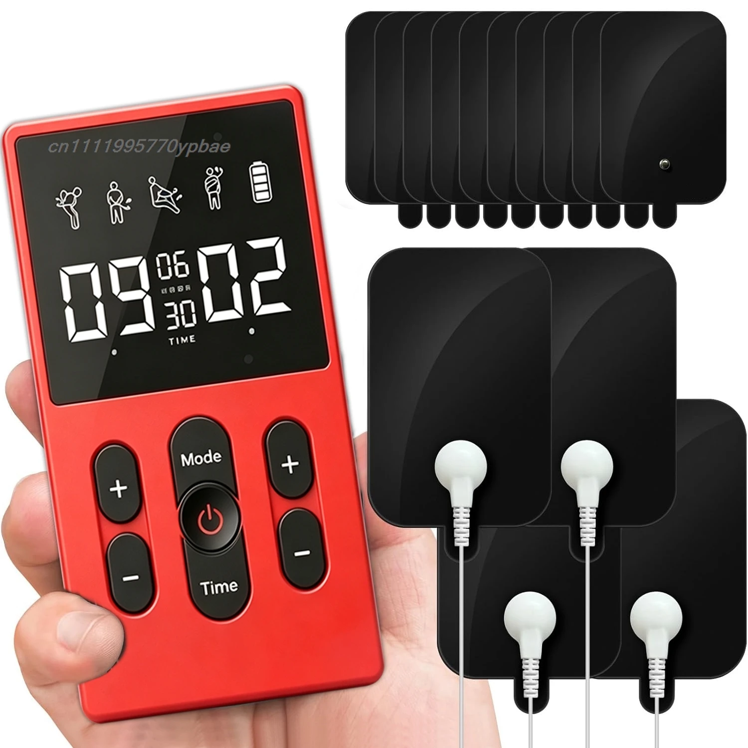 EMS Muscle Stimulator Electroestimulador Dual Channel 12 Modes 36 Levels TENS Home Office Waist Relax Tool EMS Muscle Stimulator